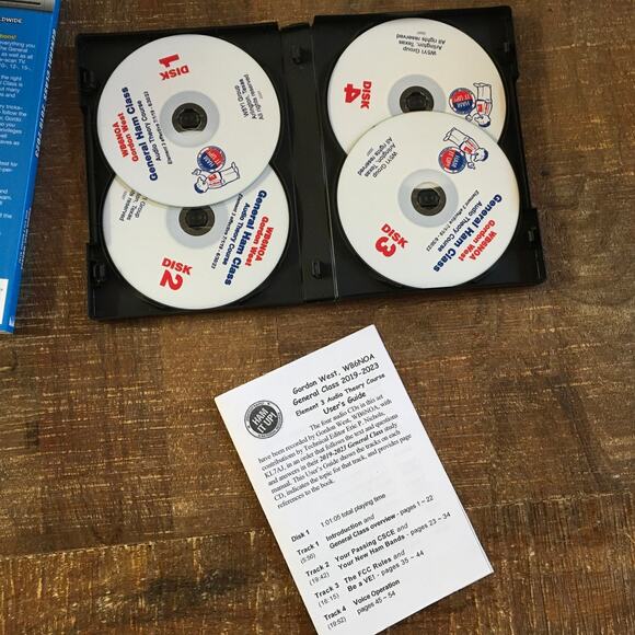 General class amateur radio license preparation guide with audio CD Study West - Picture 3 of 3